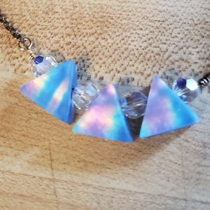 Vintage Dichroic glass necklace